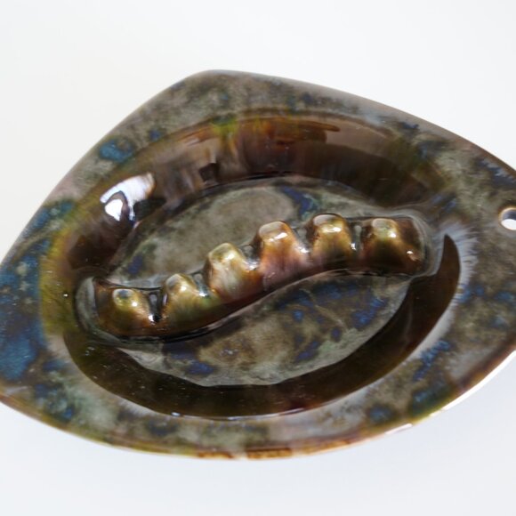 Beauce Pottery Ashtray Quebec Pottery Vintage 1970s 712-A Mid Century Modern - Picture 5 of 14